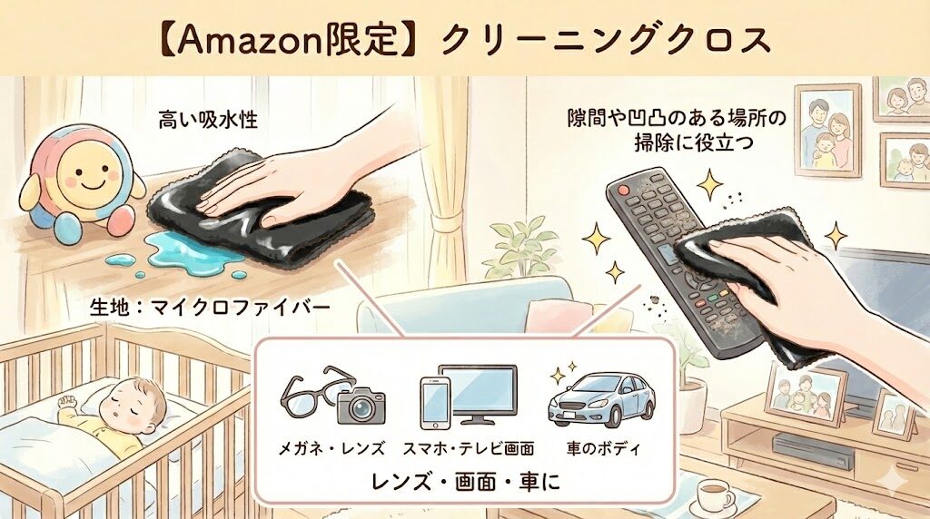 Amazon限定のSV46 FF AMのみ追加でクリーニングクロス付き