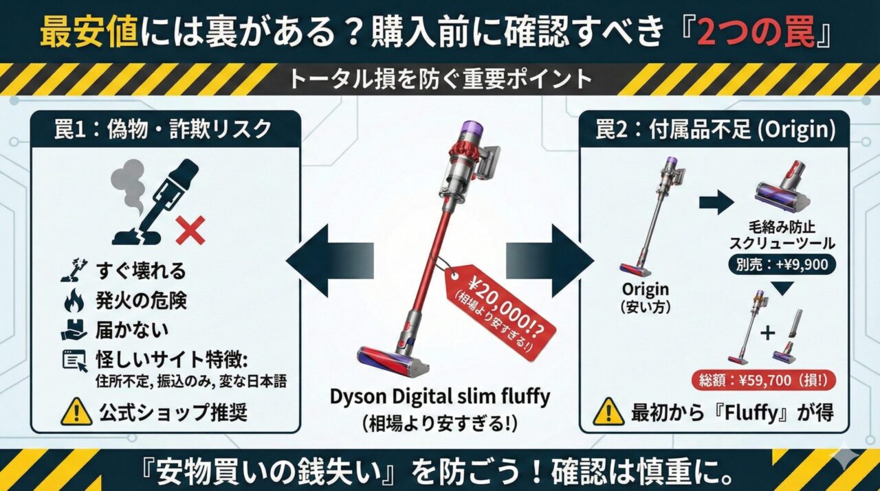最安値には裏がある？購入前に確認すべき「2つの罠」