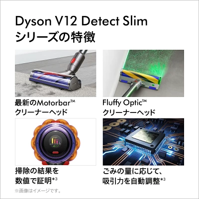 ダイソンV12 Detect Slim Absoluteの特徴