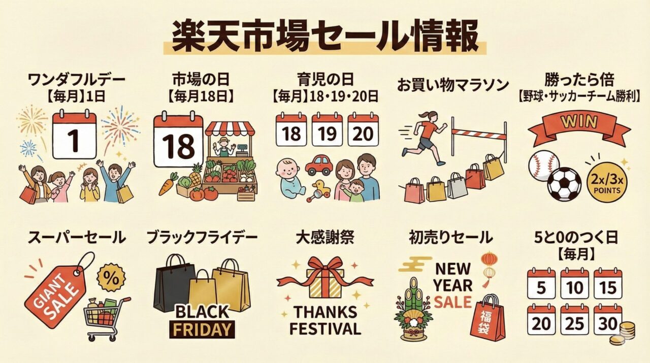 楽天市場セール情報