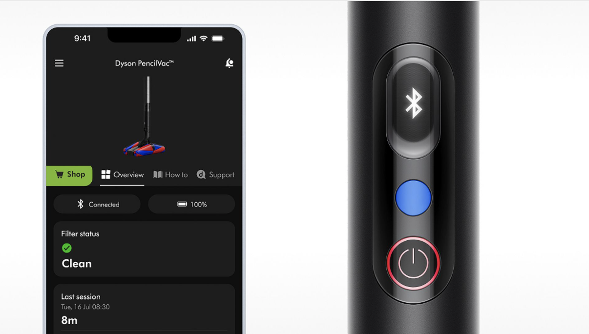 Dyson PencilVac Fluffycones (SV50 FC)はダイソン初のスマートクリーナー