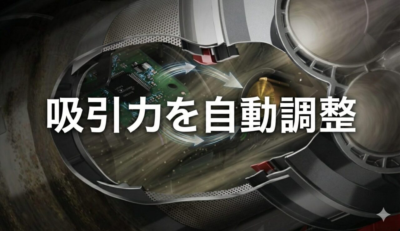 吸引力を自動調整しています