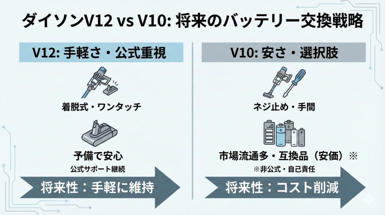 バッテリー交換費用と入手しやすさ