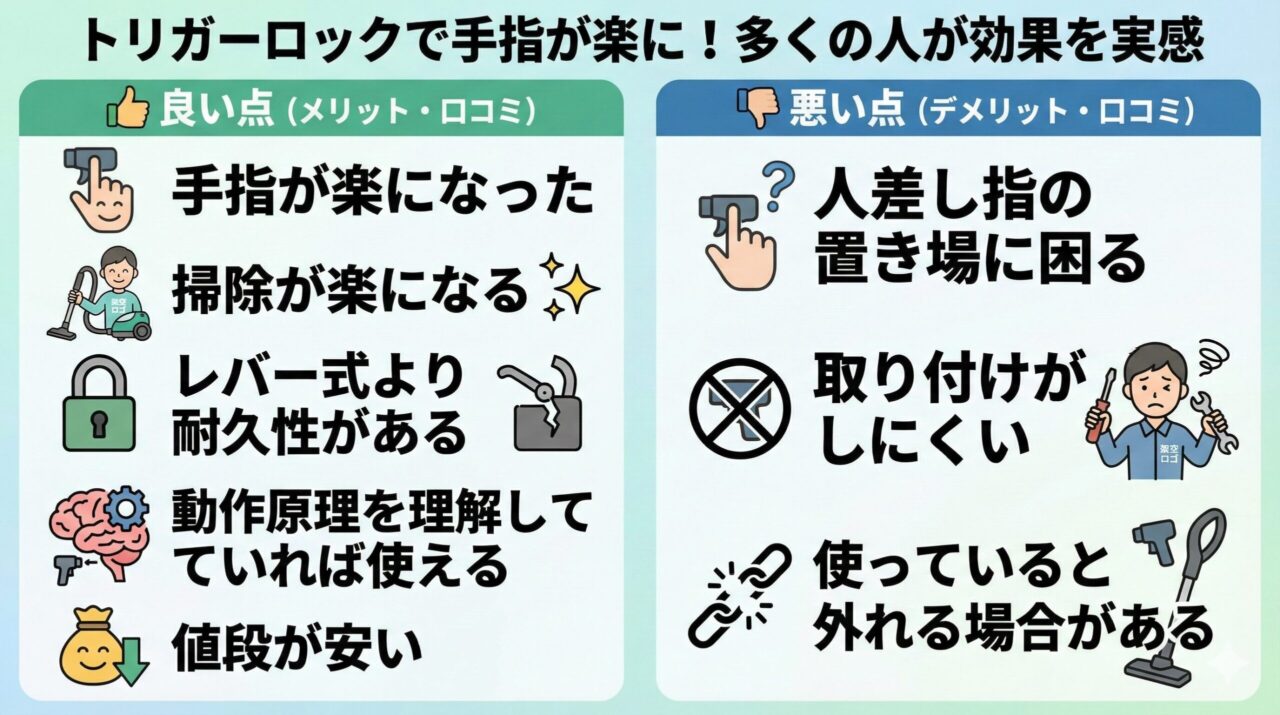 V8オリジンで使えるトリガーロックのメリット・デメリット