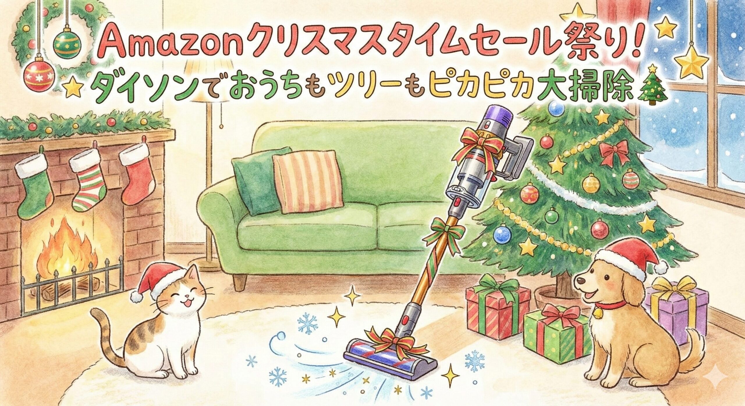 Amazonクリスマスタイムセール祭りでおすすめのダイソンの掃除機【2025年】