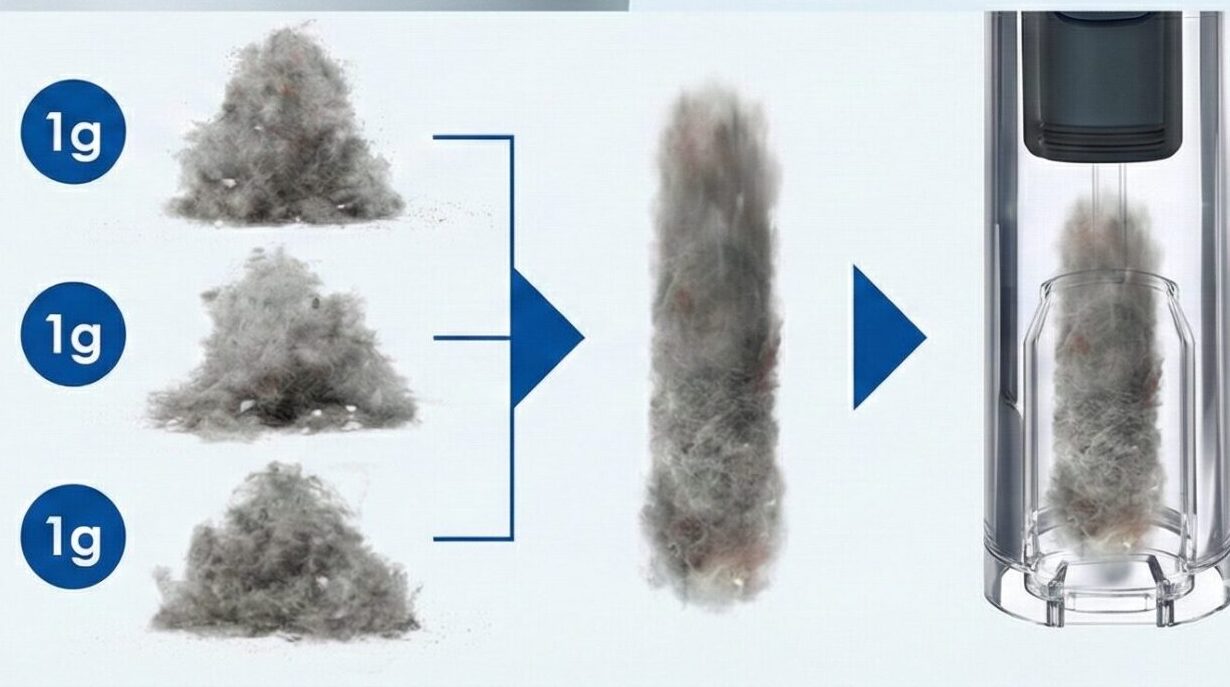 PencilVac(ペンシルパック)SV50 FFのゴミ捨て