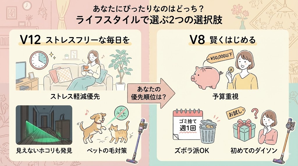 V8とV12どっちがどんな人におすすめ?