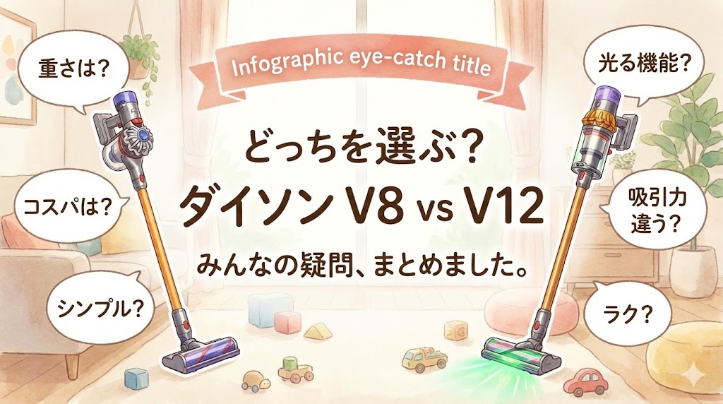ダイソンのV8とV12に関するよくある質問