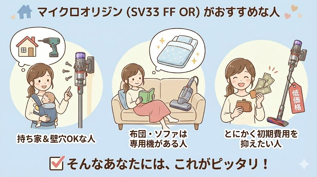 マイクロオリジンは初期費用を抑えたい人におすすめ