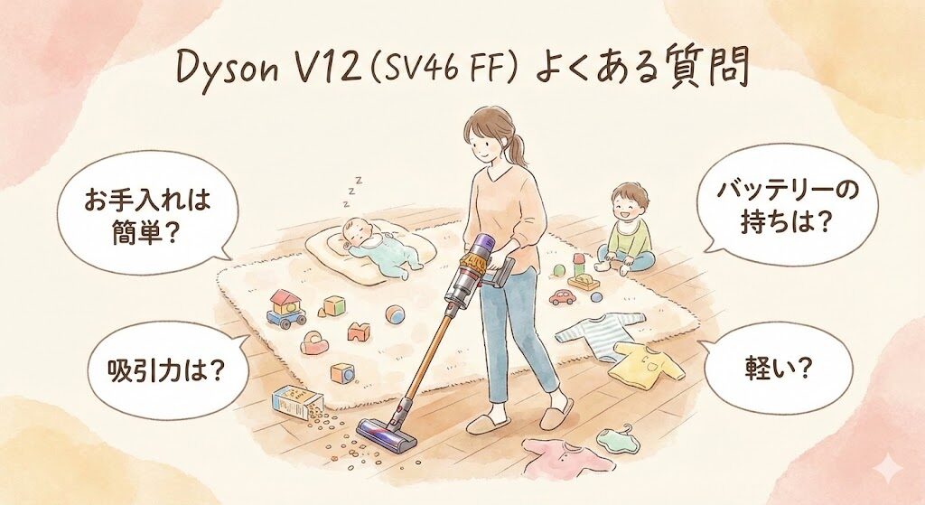 ダイソンV12(SV46 FF)に関するよくある質問