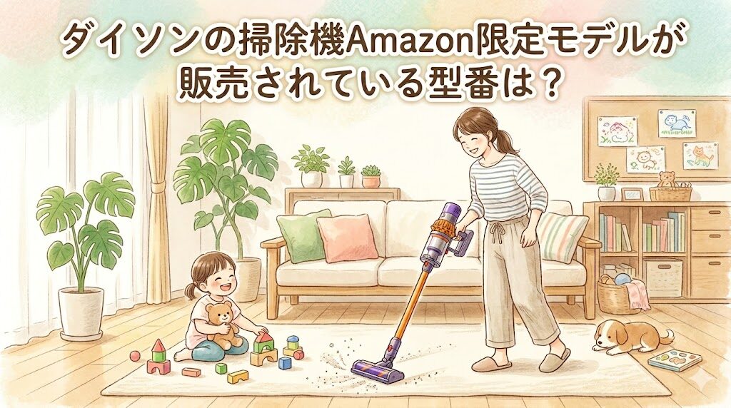 ダイソンの掃除機Amazon限定モデルが販売されている型番は？