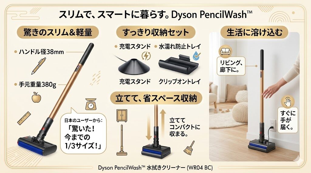 充電器や本体の体積に対する収納の懸念