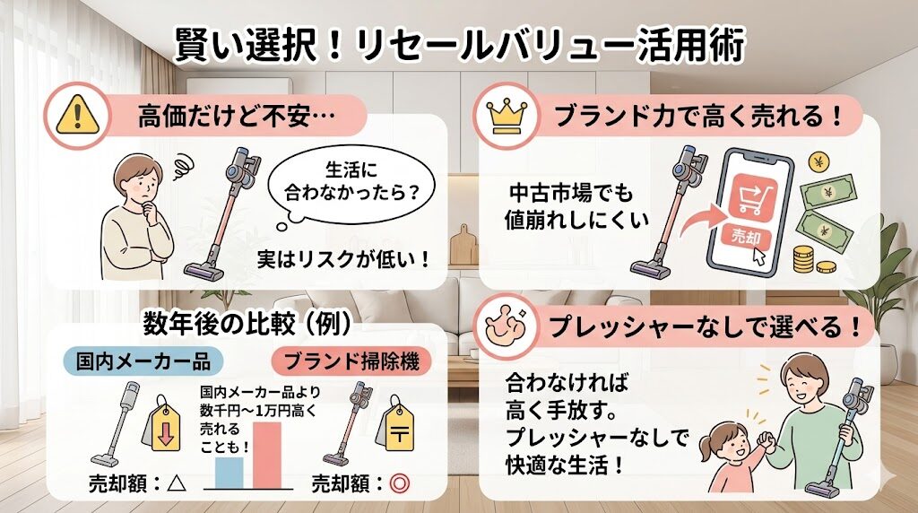 売却時の買取の値段も考慮する